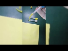 el uso de una boquilla de mezcla